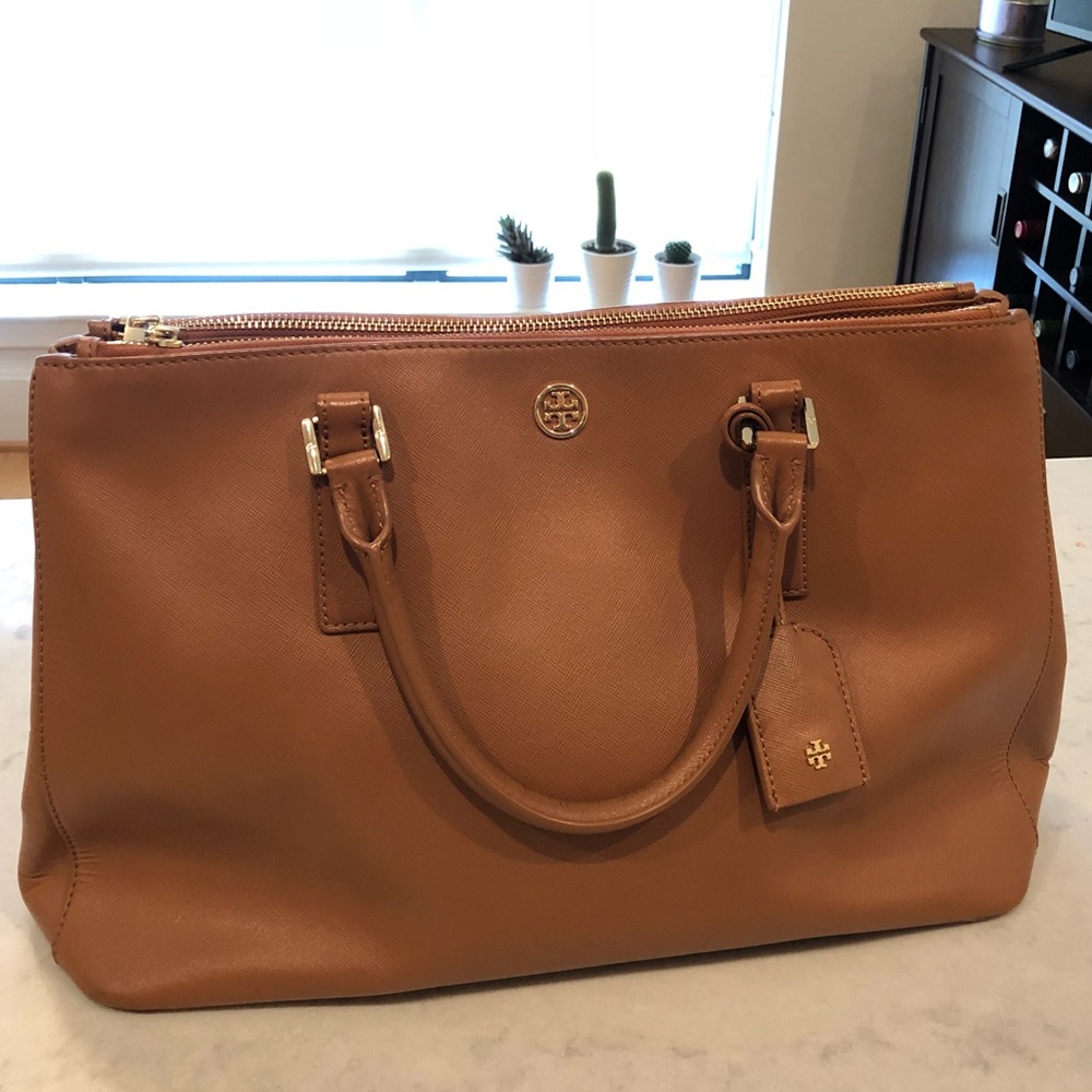 Tory Burch Robinson Double Zip Tote